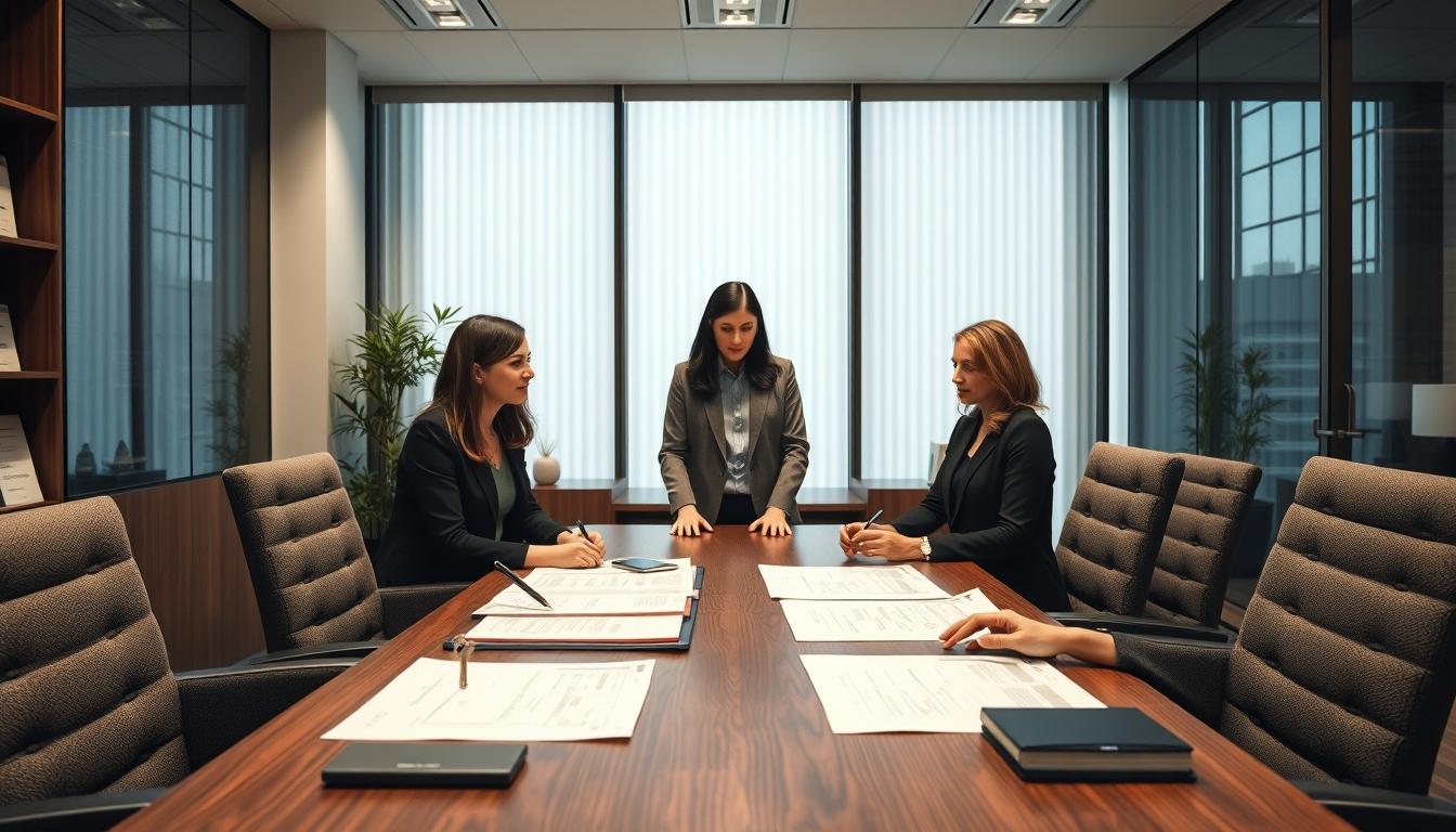 Coordination of closing documents and timelines for the property